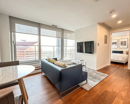 Furnished 2-Bedroom Apartment at 655 Centre St SW – Downtown Calgary Living