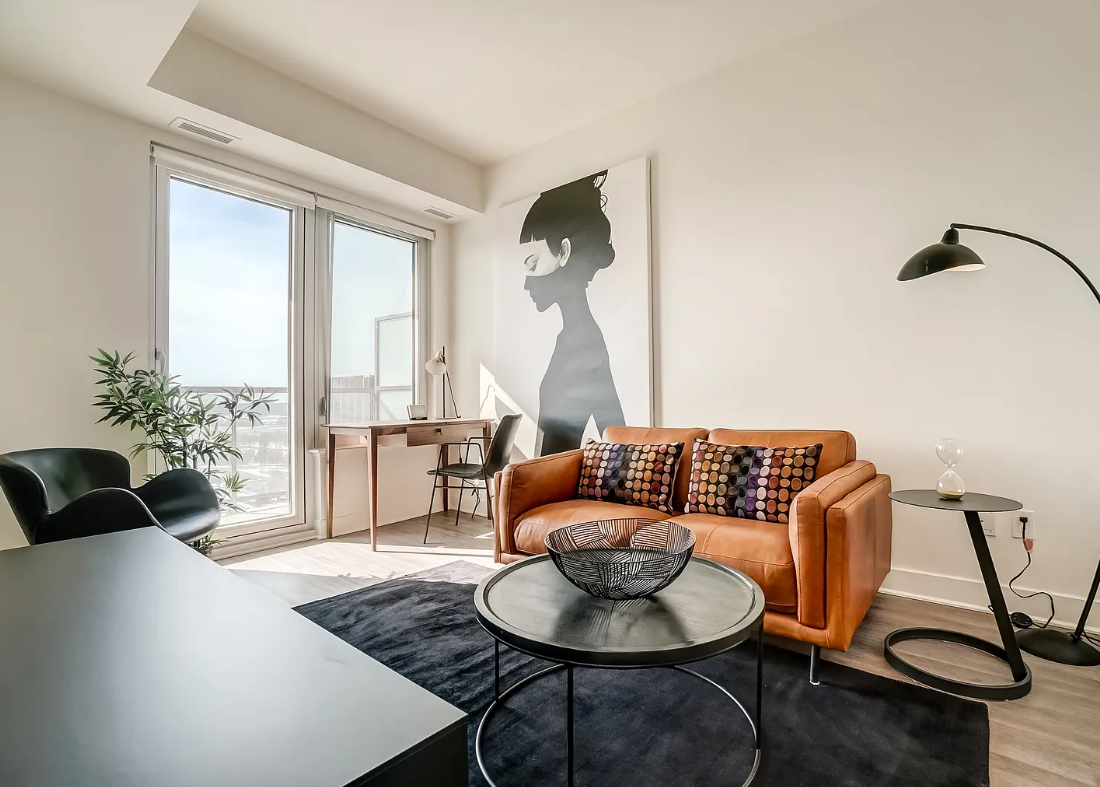 Furnished 2-Bedroom Apartment at 99 Parkdale Ave – Luxury Living in Hintonburg, Ottawa